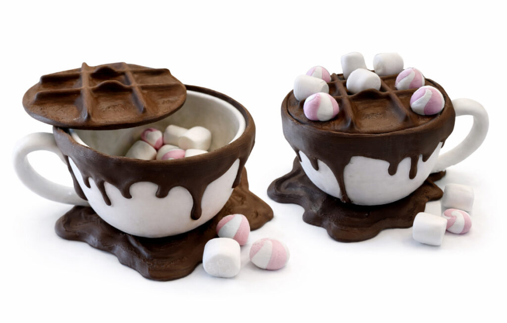 Hot Cocoa TIC-TAC-TOE (3D Printed!)